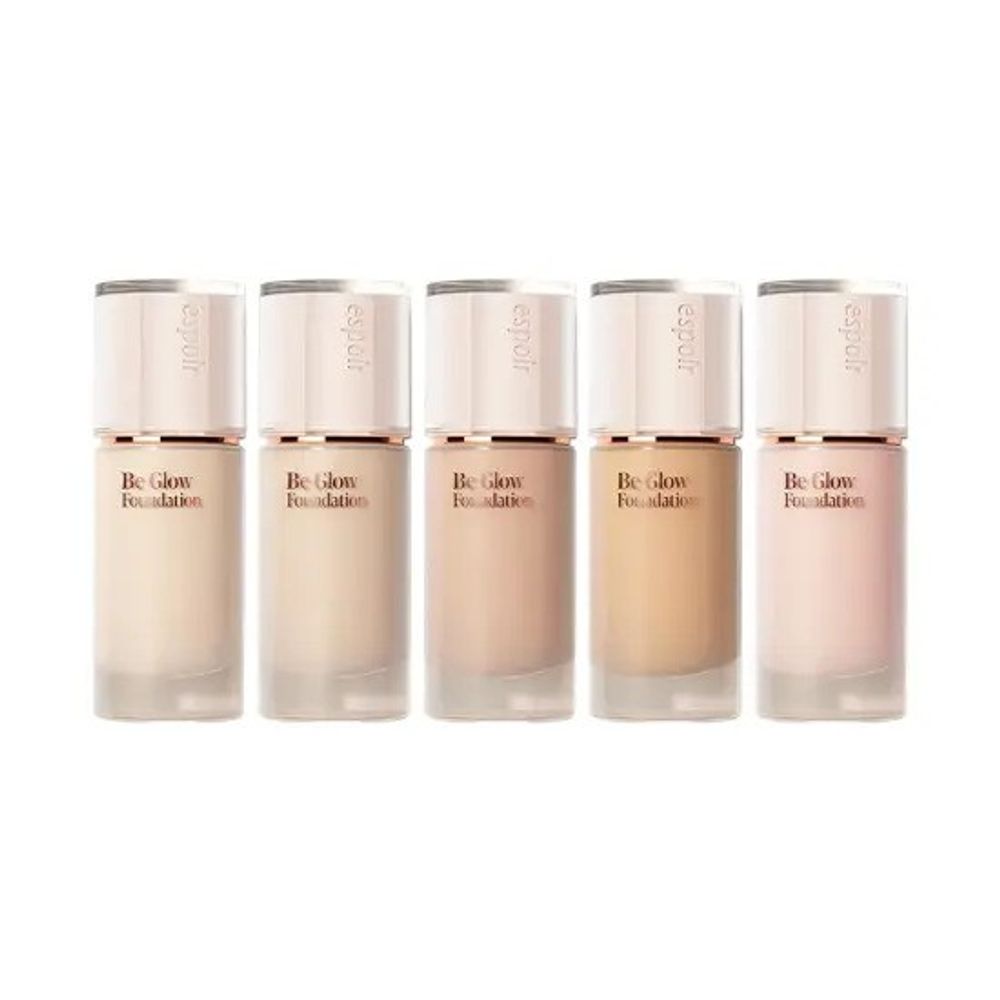 espoir Be Glow Foundation SPF27 PA++ 30g – Lightweight Radiant Glow Foundation with TRIPLE VOLUME Complex™, 24HR Glow-Lasting, Ultra-Thin Adhesion _ Made in KOREA
